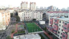 Heydar Aliyev Foundation VP Leyla Aliyeva takes part in opening ceremony of another yard, renovated within "Our Yard" project (PHOTO)