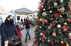 Heydar Aliyev Foundation VP Leyla Aliyeva takes part in opening ceremony of another yard, renovated within "Our Yard" project (PHOTO)