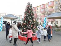 Heydar Aliyev Foundation VP Leyla Aliyeva takes part in opening ceremony of another yard, renovated within "Our Yard" project (PHOTO)