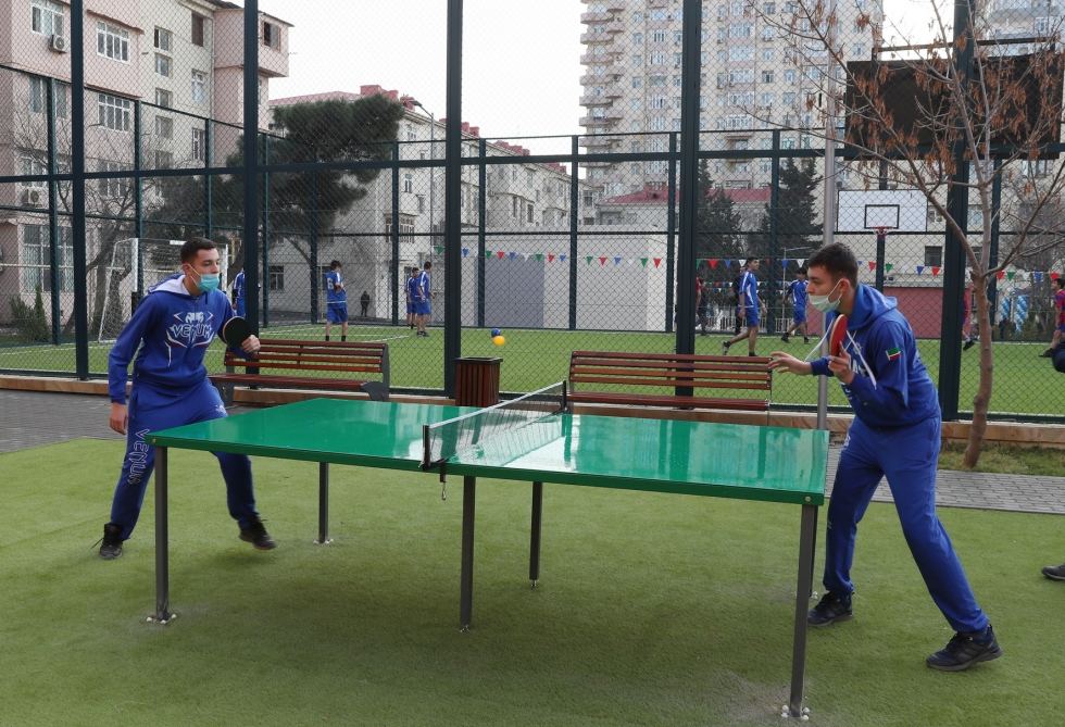 Heydar Aliyev Foundation VP Leyla Aliyeva takes part in opening ceremony of another yard, renovated within "Our Yard" project (PHOTO)