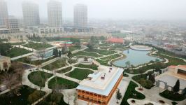 President Ilham Aliyev and First Lady Mehriban Aliyeva view conditions created at newly renovated Nizami Ganjavi Park (PHOTO/VIDEO)