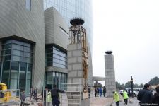 Explosion occurs in front of Flame Towers in Baku (PHOTO/VIDEO)