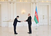 Azerbaijani President Ilham Aliyev receives credentials of newly appointed ambassador of Korea (PHOTO/VIDEO)