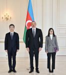 Azerbaijani President Ilham Aliyev receives credentials of newly appointed ambassador of Korea (PHOTO/VIDEO)