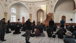 Believers express gratitude to Azerbaijani President Ilham Aliyev for conditions created in “Khanim Fatimeyi Zahra” mosque (PHOTO/VIDEO)