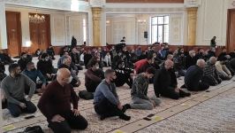 Believers express gratitude to Azerbaijani President Ilham Aliyev for conditions created in “Khanim Fatimeyi Zahra” mosque (PHOTO/VIDEO)