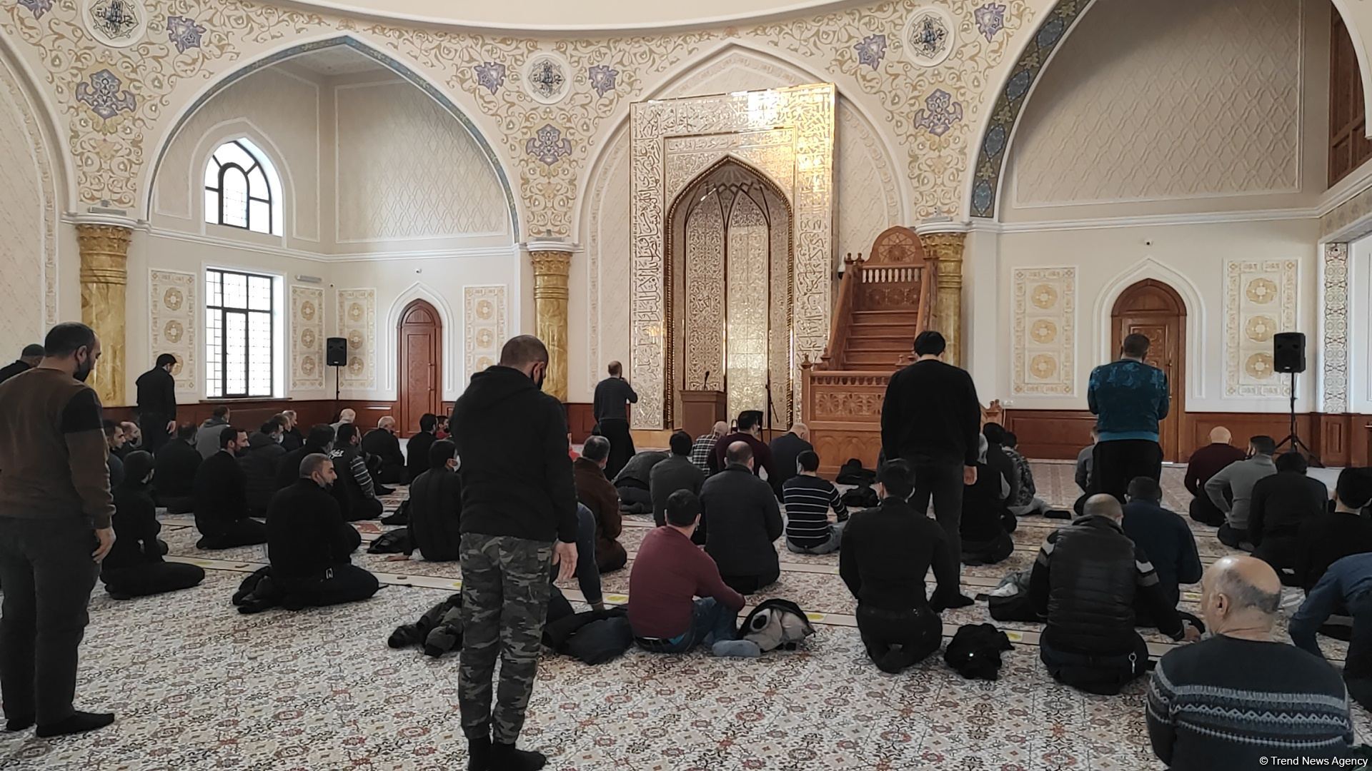 Believers express gratitude to Azerbaijani President Ilham Aliyev for conditions created in “Khanim Fatimeyi Zahra” mosque (PHOTO/VIDEO)