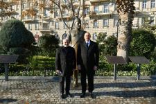 President Ilham Aliyev unveils monument to philanthropist Haji Zeynalabdin Taghiyev in Baku (PHOTO/VIDEO)