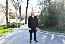 President Ilham Aliyev unveils monument to philanthropist Haji Zeynalabdin Taghiyev in Baku (PHOTO/VIDEO)