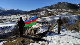 Azerbaijan's servicemen honor memory of martyrs in Dashalty village of liberated Shusha - Trend TV (PHOTO/VIDEO)