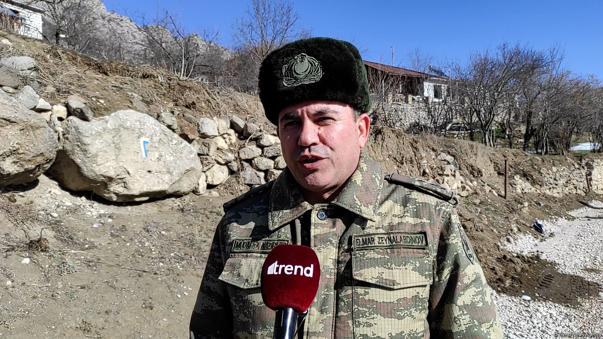 Azerbaijan's servicemen honor memory of martyrs in Dashalty village of liberated Shusha - Trend TV (PHOTO/VIDEO)