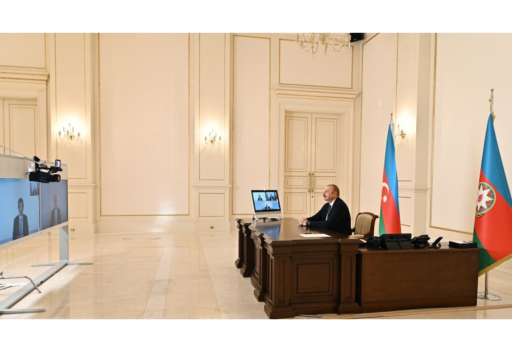Azerbaijani President Ilham Aliyev holds videoconference meeting with WCO Sec-Gen (PHOTO/VIDEO)