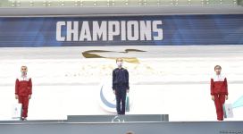 Сeremony of awarding prejunior, adult winners of Azerbaijan and Baku Championships in Trampoline and Tumbling (PHOTO)