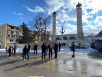 Passengers of another bus trip from Baku to Shusha view the city (PHOTO)