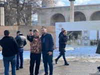 Passengers of another bus trip from Baku to Shusha view the city (PHOTO)
