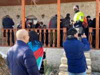 Passengers of another bus trip from Baku to Shusha view the city (PHOTO)