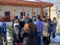 Passengers of another bus trip from Baku to Shusha view the city (PHOTO)
