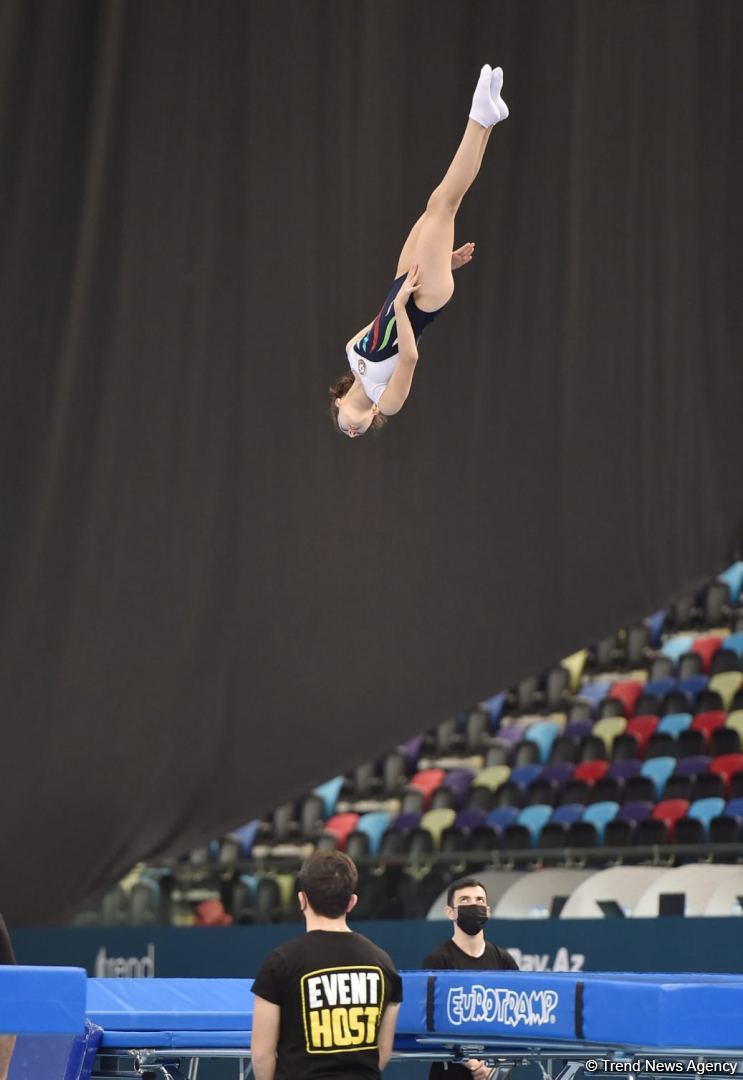 Сeremony of awarding prejunior, adult winners of Azerbaijan and Baku Championships in Trampoline and Tumbling (PHOTO)