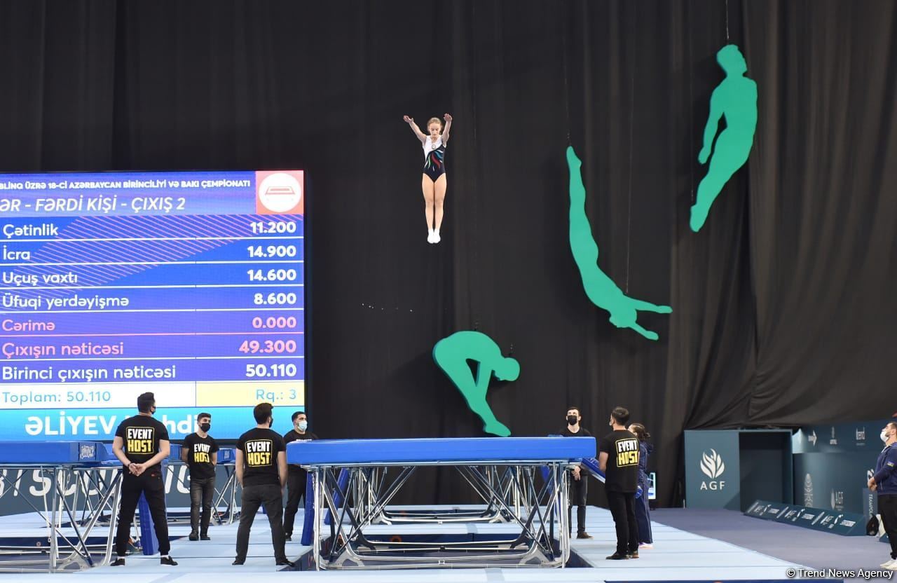 Winners of Azerbaijan and Baku Championships in Trampoline and Tumbling among juniors, adults - award ceremony (PHOTO)