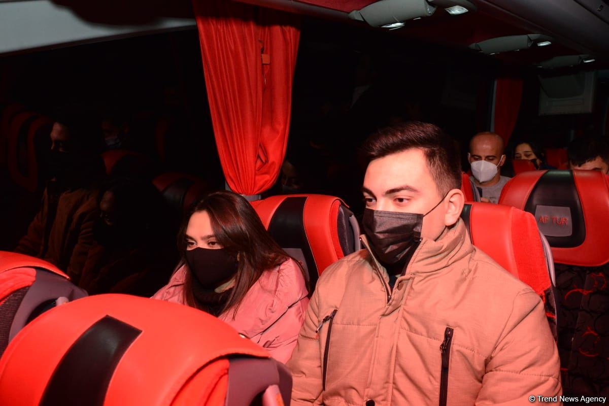 Another passenger bus leaves Baku for Shusha (PHOTO/VIDEO)