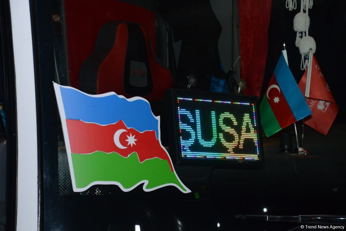 Another passenger bus leaves Baku for Shusha (PHOTO/VIDEO)