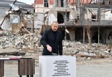 Azerbaijani President Ilham Aliyev visits Ganja city (PHOTO/VIDEO)
