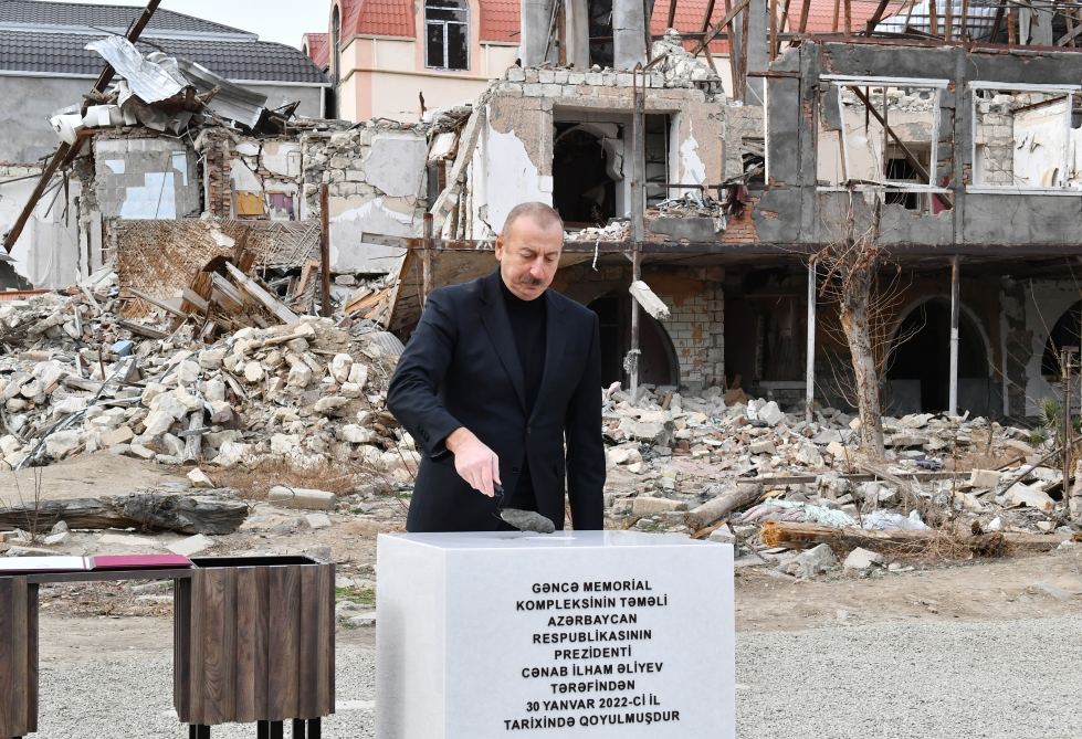 Azerbaijani President Ilham Aliyev visits Ganja city (PHOTO/VIDEO)