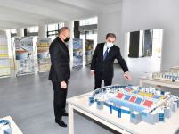 Azerbaijani President Ilham Aliyev views construction progress at Ganja Sports Palace (PHOTO/VIDEO)