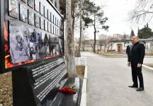 Azerbaijani President Ilham Aliyev lays foundation of Ganja Memorial Complex (PHOTO/VIDEO)
