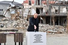 Azerbaijani President Ilham Aliyev lays foundation of Ganja Memorial Complex (PHOTO/VIDEO)