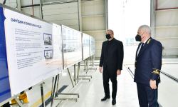 President Ilham Aliyev attends opening ceremony of locomotive depot of Azerbaijan Railways company (PHOTO/VIDEO)