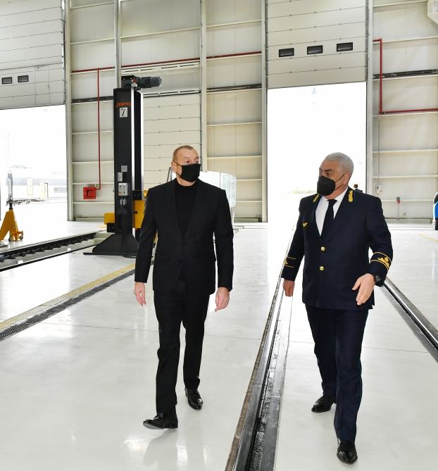 President Ilham Aliyev attends opening ceremony of locomotive depot of Azerbaijan Railways company (PHOTO/VIDEO)