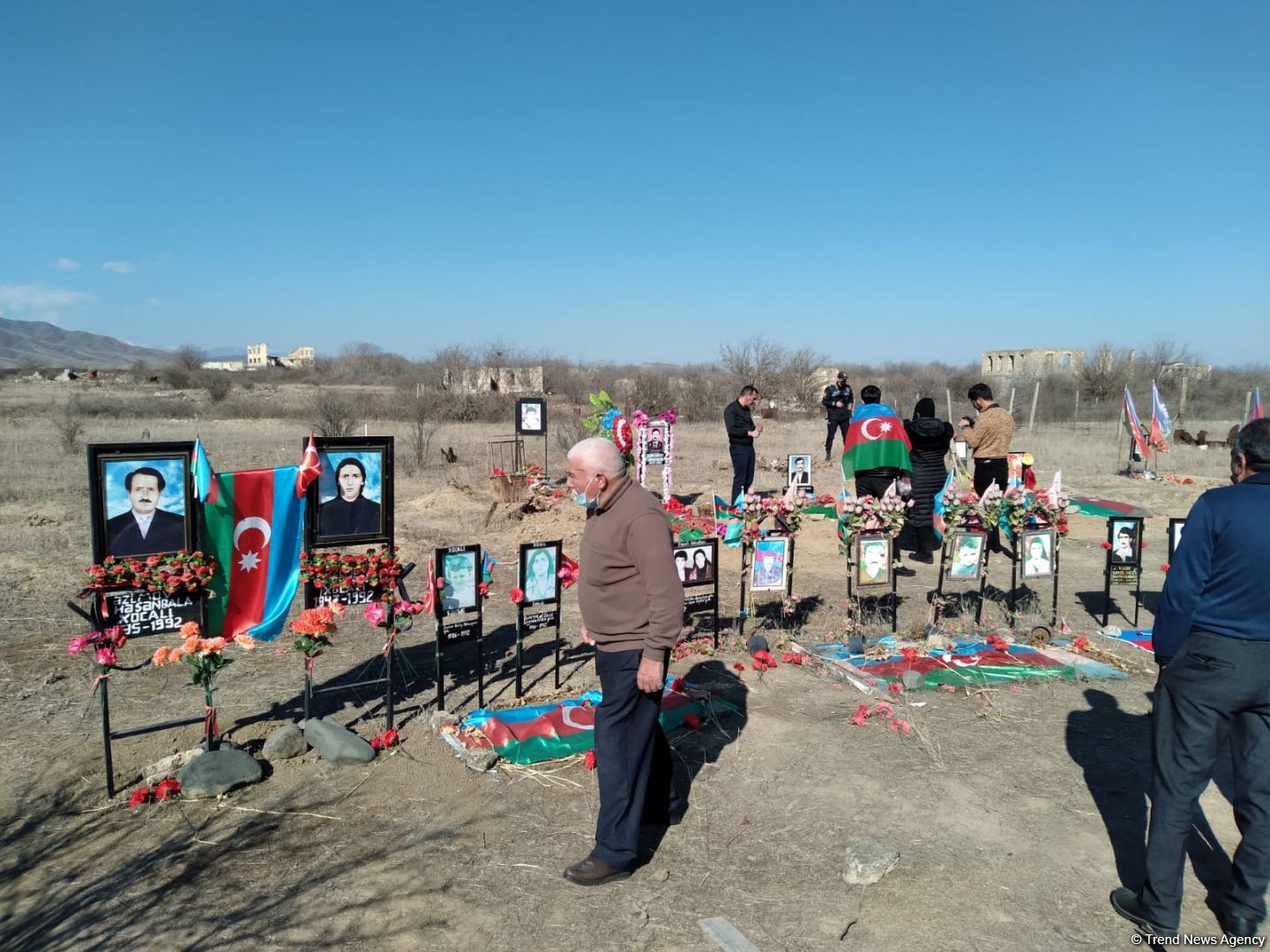Another passenger bus from Baku arrives in liberated Aghdam (PHOTO)