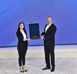 President Ilham Aliyev attends Youth Forum on 25th anniversary of Day of Azerbaijani Youth (PHOTO/VIDEO)