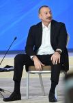 President Ilham Aliyev attends Youth Forum on 25th anniversary of Day of Azerbaijani Youth (PHOTO/VIDEO)