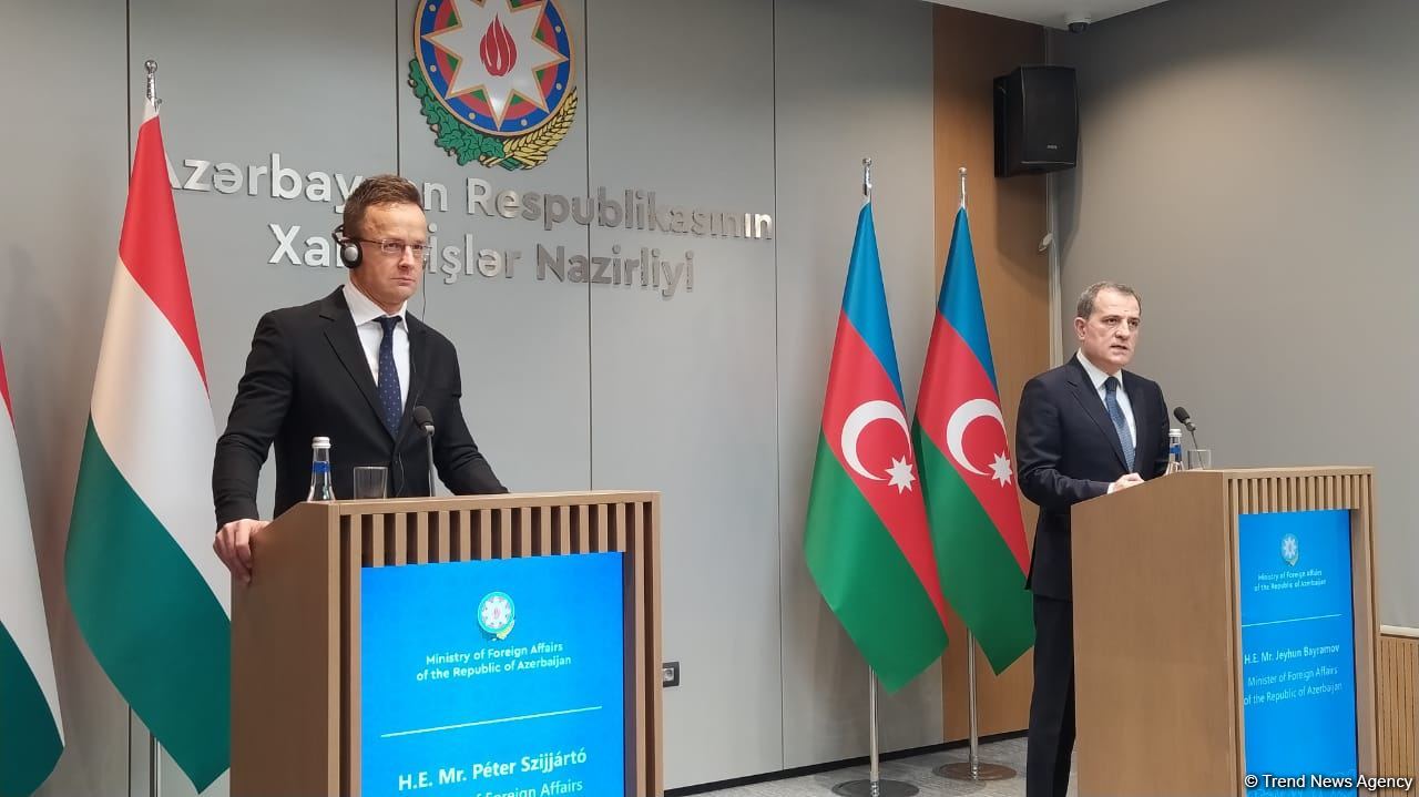 Azerbaijani, Hungarian FMs hold joint press conference (PHOTO/VIDEO)