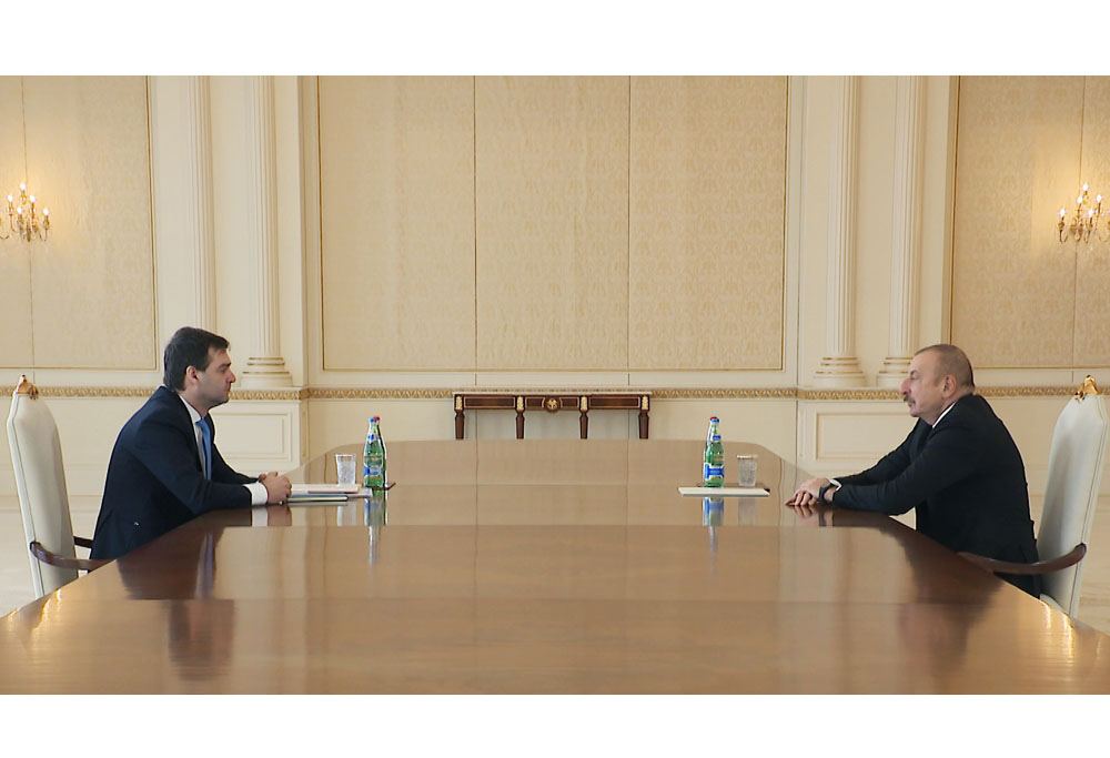 President Ilham Aliyev receives Deputy Prime Minister, Minister of Foreign Affairs and European Integration of Moldova (VIDEO)