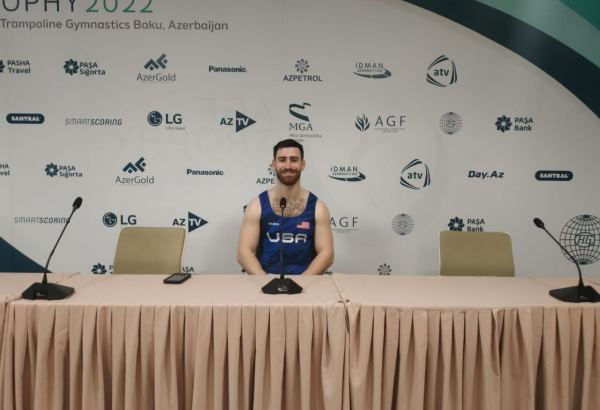 US gymnast satisfied with performance at Trampoline World Cup in Baku