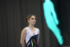 Azerbaijani gymnast Seljan Mahsudova reaches Trampoline World Cup finals in Baku (PHOTO)