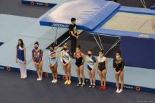 Azerbaijani gymnast Seljan Mahsudova reaches Trampoline World Cup finals in Baku (PHOTO)