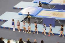 Azerbaijani gymnast Seljan Mahsudova reaches Trampoline World Cup finals in Baku (PHOTO)