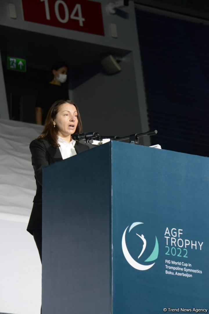 Azerbaijan hosts opening ceremony of FIG Trampoline Gymnastic World Cup (PHOTO)
