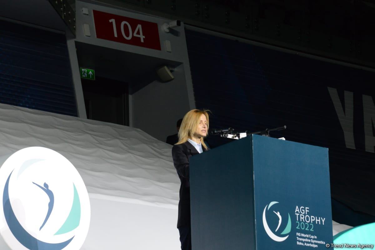 Azerbaijan hosts opening ceremony of FIG Trampoline Gymnastic World Cup (PHOTO)
