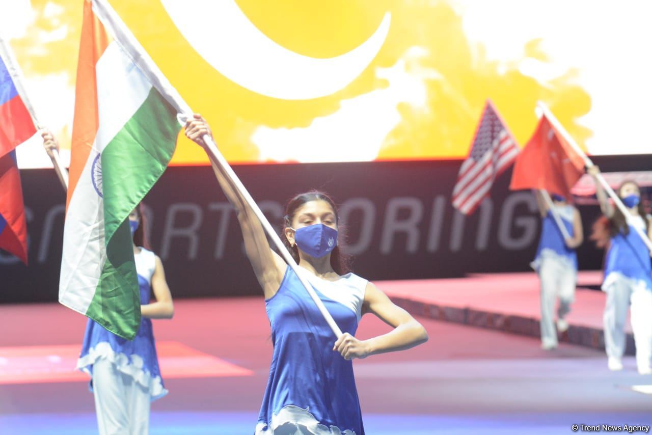 Azerbaijan hosts opening ceremony of FIG Trampoline Gymnastic World Cup (PHOTO)