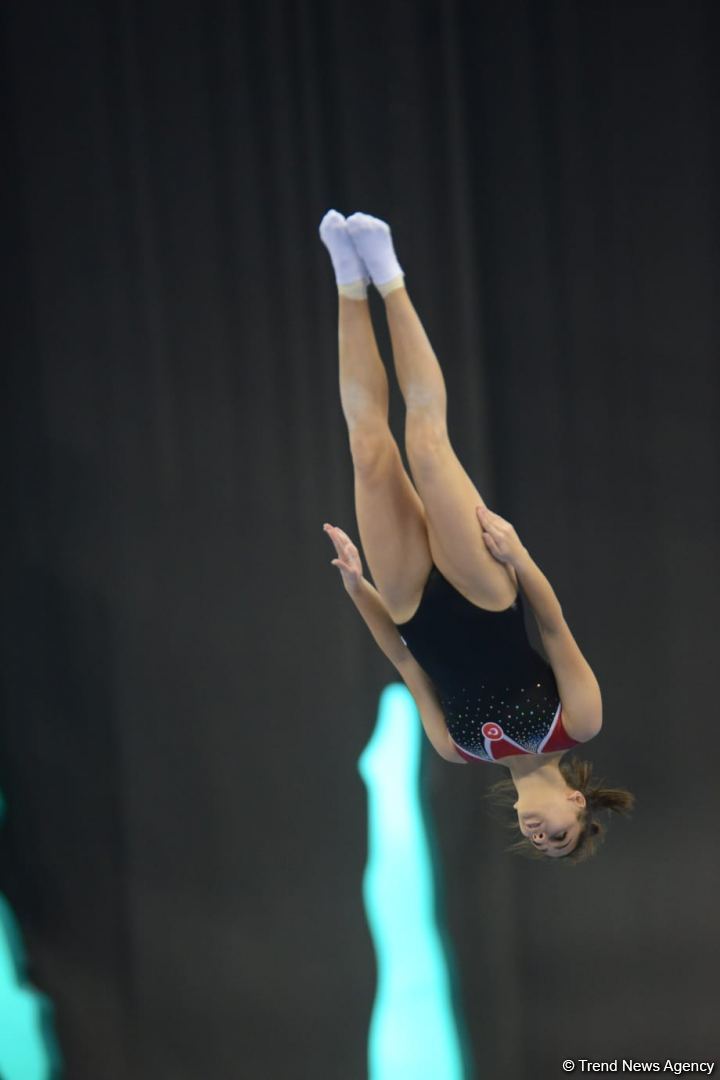 FIG Trampoline Gymnastics World Cup in Baku continues  (PHOTO)