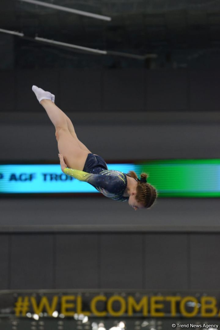 FIG Trampoline Gymnastics World Cup in Baku continues  (PHOTO)
