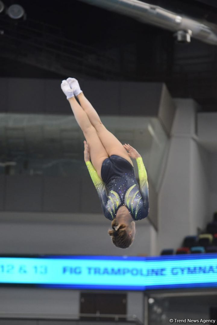 FIG Trampoline Gymnastics World Cup in Baku continues  (PHOTO)