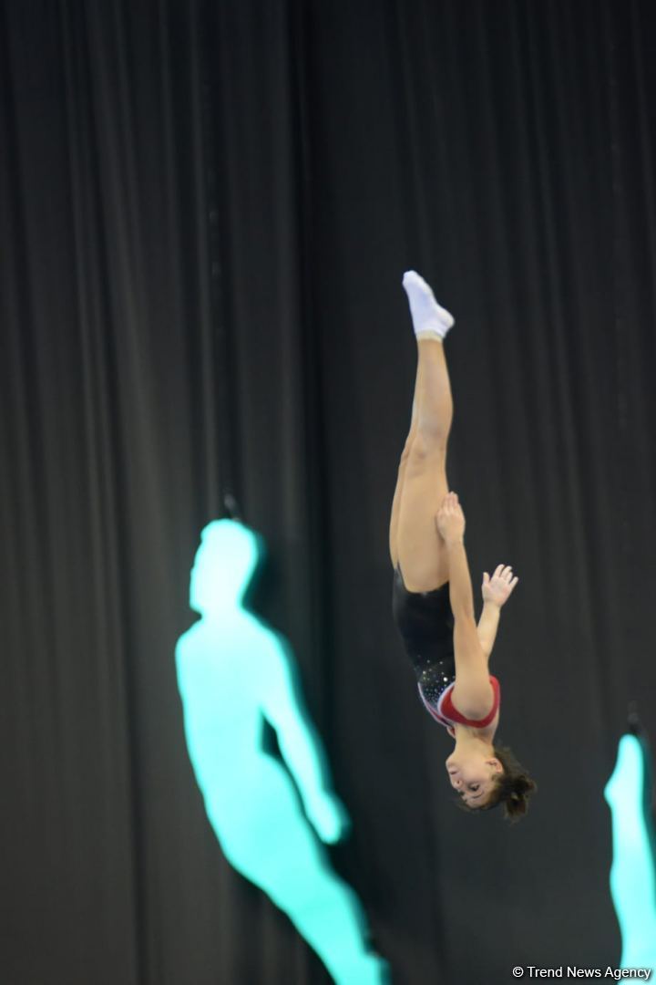 FIG Trampoline Gymnastics World Cup in Baku continues  (PHOTO)