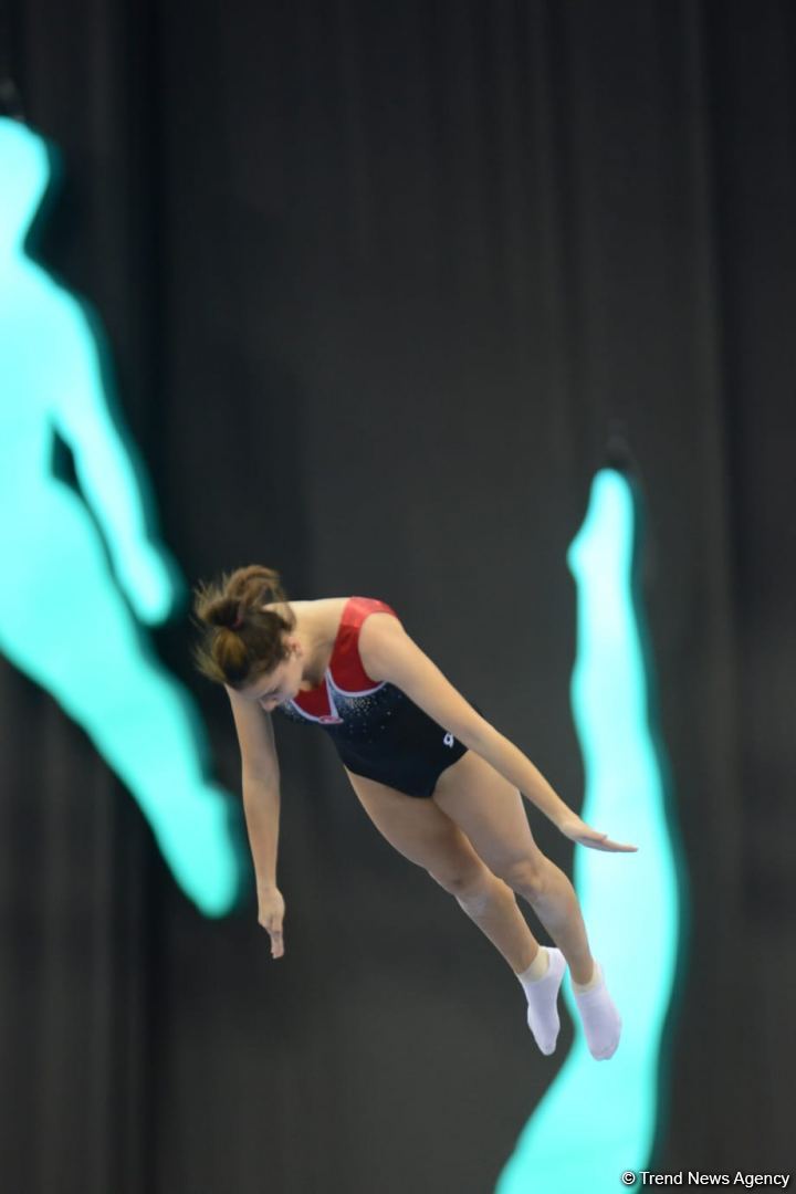 FIG Trampoline Gymnastics World Cup in Baku continues  (PHOTO)
