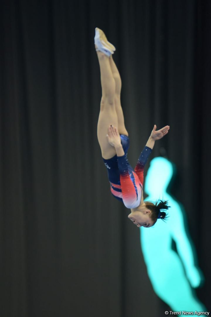 FIG Trampoline Gymnastics World Cup in Baku continues  (PHOTO)